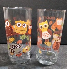 Conjunto de 2 copos retrô vintage anos 70 Libbey Crisa Hoot coruja raposa guaxinim esquilo comprar usado  Enviando para Brazil