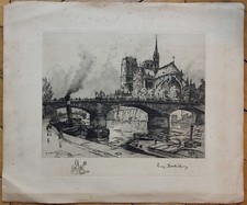 Eugène delécluse gravure d'occasion  Paris IX