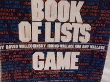 Book lists game for sale  Fort Walton Beach