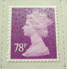 GB MACHIN DEFINITIVE SG U2928 78P ORQUÍDEA MALVA SIN CÓDIGO FUENTE M13L - Estampillada sin montar o nunca montada segunda mano  Embacar hacia Argentina