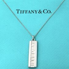 AUTÊNTICO Colar Tiffany & Co - Colar de barra de numeral romano ATLAS, usado comprar usado  Enviando para Brazil