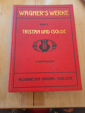 Tristan isolde klavierauszug gebraucht kaufen  Bingen