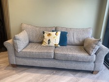 Seater grey sofa for sale  CHELTENHAM