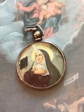 Antico ciondolo reliquia usato  Sangiano