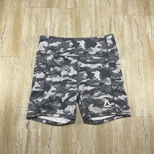 Shorts de bicicleta Reebok feminino tamanho XXL cinza camuflado roupa ativa treino  comprar usado  Enviando para Brazil