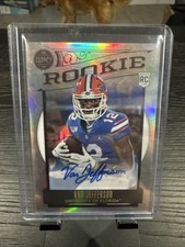 2020 Legacy Rookies Premium caligrafia prata Van Jefferson #198 novato controle remoto automático comprar usado  Enviando para Brazil
