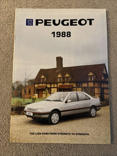 Peugeot range brochure for sale  FARNHAM