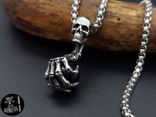 Anhänger halskette totenkopf gebraucht kaufen  Landsberg