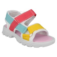 Sandálias femininas coloridas brilhantes com gancho e laço ajustável H0R365 comprar usado  Enviando para Brazil