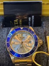 Relógio de pulso masculino Invicta 14124 Pro Diver - Banhado a íons dourados comprar usado  Enviando para Brazil