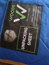 Unpacking sheet removals for sale  WESTON-SUPER-MARE