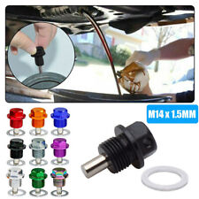M14 x 1,5 mm plugue magnético de drenagem de óleo do motor para carro parafuso parafuso porca de cárter de drenagem de óleo, usado comprar usado  Enviando para Brazil