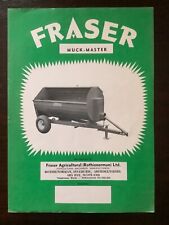 Fraser muck master for sale  BRISTOL