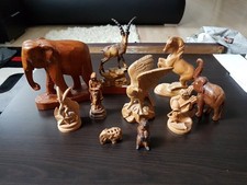 Holzfiguren geschnitzte tiere gebraucht kaufen  Plattling