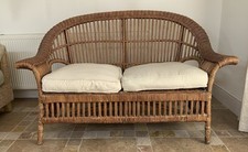 Cane wicker sofa for sale  UK