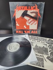 Metallica Kill Em All Lp Vinyl OG 1983 Press Shrink/Insert EX/VG+ Wax comprar usado  Enviando para Brazil