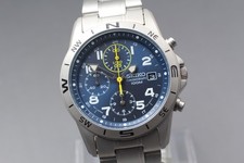 Relógio masculino quase perfeito SEIKO 100m 7T92-0DX0 mostrador azul Qz 40mm Japão comprar usado  Enviando para Brazil