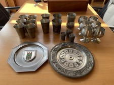 Konvolut zinnbecher teller gebraucht kaufen  Bühren