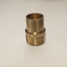 Barra de mangueira 1 1/2" X 1 1/2" macho NPT encaixe de tubulação de latão  comprar usado  Enviando para Brazil