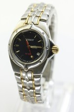 Relógio feminino quartzo TISSOT PR200 P130/230 WR200M MANCHA/AÇO FIO DE SAFIRA CRISTAL comprar usado  Enviando para Brazil