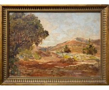 Antique french oil d'occasion  Cannes-La-Bocca