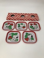 8x8cm snoopy strawberries for sale  NEWBURY