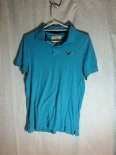 Usado, Camisa polo masculina HOLLISTER ciano - Tamanho M comprar usado  Enviando para Brazil
