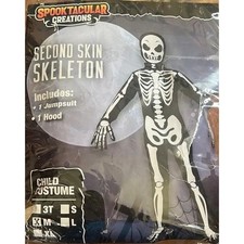 Fantasia de esqueleto Spooktacular Creations segunda pele infantil tamanho médio  comprar usado  Enviando para Brazil