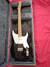 Fender squier black for sale  ST. AUSTELL