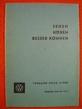 Volkswagen vergaser solex gebraucht kaufen  Berlin