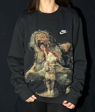 Usado, Moletom Vendetta Nike Goya Saturn Devouring Son tapeçaria retrabalho gola redonda comprar usado  Enviando para Brazil
