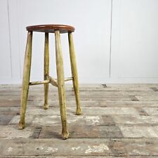 Antique wooden stool for sale  OSWESTRY