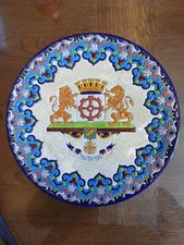Plat ancien émaux d'occasion  Saint-Victoret