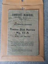 Owner manual mccormick for sale  Colton