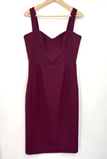 Vestido The Population Nicole Bainha Decote Coração Borgonha Grande comprar usado  Enviando para Brazil