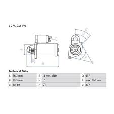 Cashback bosch starter for sale  BIRMINGHAM