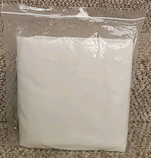 Cortina de chuveiro tecido de algodão pato 7 oz. By Bean Products 72 x 74 polegadas BRANCO NOVO comprar usado  Enviando para Brazil