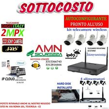 Kit wireless videosorveglianza usato  Casapesenna