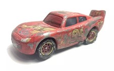 Disney Cars Race Damaged Lightning McQueen - Cars 3 Custom Disney Cars Diecast segunda mano  Embacar hacia Mexico