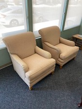 Two beige chairs for sale  Palm Desert