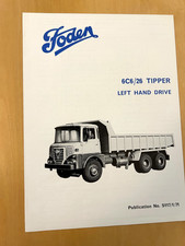 Foden truck brochure for sale  IRVINE