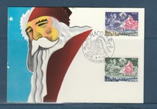 Monaco carte noël d'occasion  France