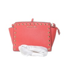 Michael Kors, torba na ramię, Selma, damska, skóra, czerwony, jednokolorowa, 21, 8 #Ab8 na sprzedaż  PL