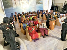 afro-americano. estatuetas de igreja e pintura a óleo de igreja. comprar usado  Enviando para Brazil