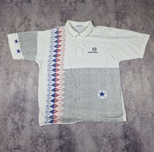 Camisa polo masculina vintage Sergio Tacchini luxo Y2K Itália rara anos 90 tamanho GG comprar usado  Enviando para Brazil