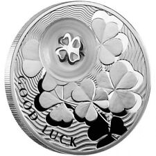 Moedas da sorte trevo de quatro folhas Ilha Niue $1 moeda de prata à prova 2010 flor da natureza comprar usado  Enviando para Brazil