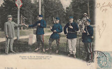 Cpa frontière franco d'occasion  Dampierre-sur-Linotte