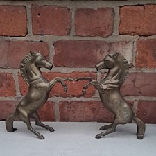 Pair old brass for sale  NEWBIGGIN-BY-THE-SEA