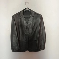 Veste cuir noir d'occasion  Villefranche-d'Albigeois