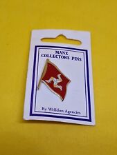 Pin badge manx for sale  DEESIDE